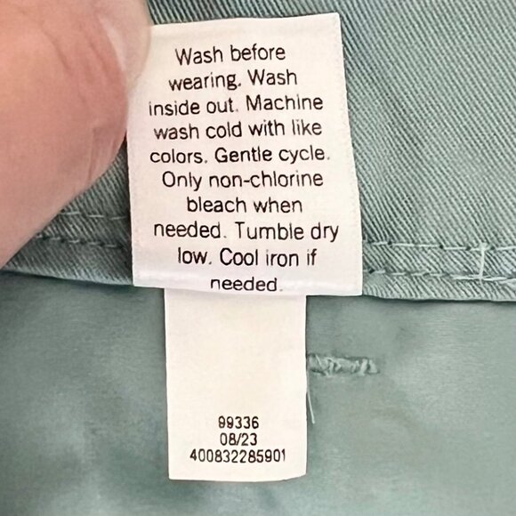 Croft & Barrow Womens Tapered Mid Rise Pants Size 16 Zapata Blue Relaxed Fit NWT - Picture 7 of 16